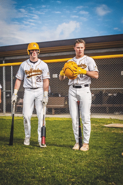  Adams senior Parker Picot, right, and junior Bino Watters both earned Dream Team  honors this season, with Picot also earning Mr. Baseball. 