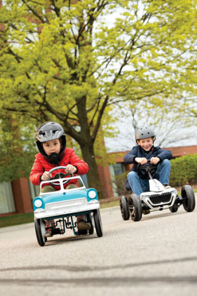  A pedal car race around the Columbia Center in Troy will be among the new additions to this year’s Troy Traffic Jam car show. 