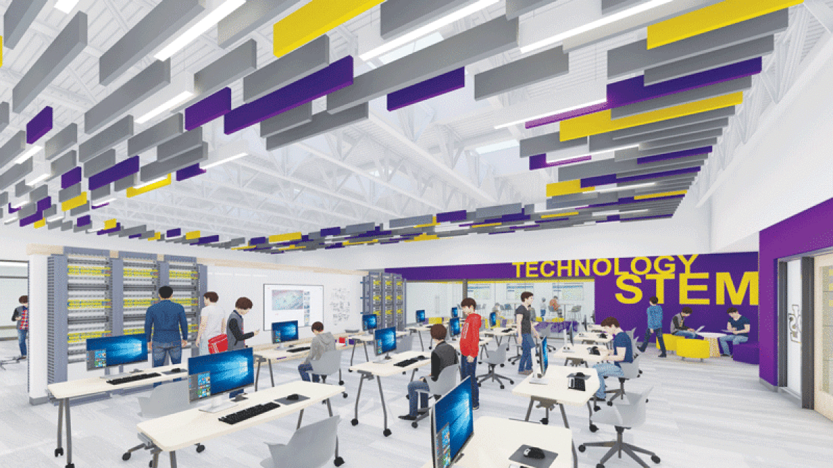  Construction for the Steve and Kathy McShane STEM Innovation Center will begin at the end of May 2024 and open in the fall of 2025.  