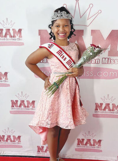  Maliya James, 9, of Clinton Township is National American Miss Michigan Jr. Pre-Teen. 