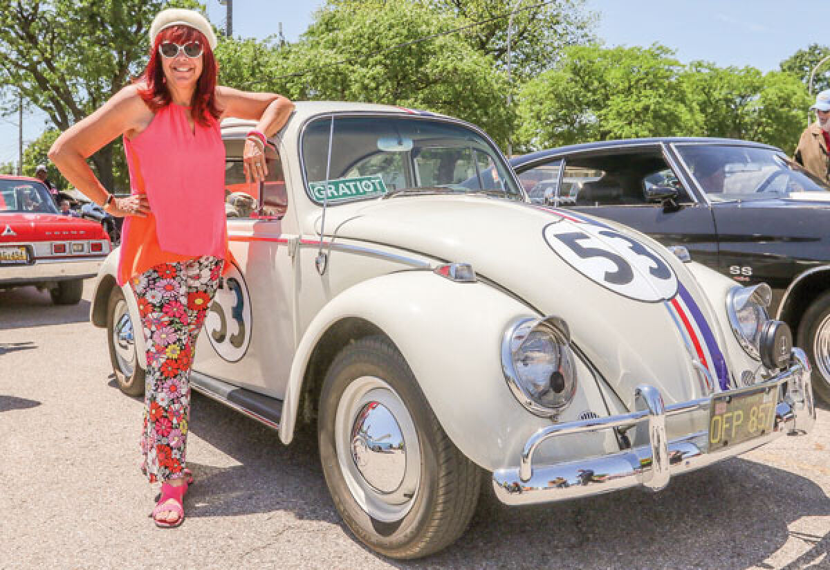  Lynn Anderson, of Clinton Township, brought her 1965 Volkswagen Beetle to the Cruisin’ Gratiot car show June 18 at Eastpointe High School. 