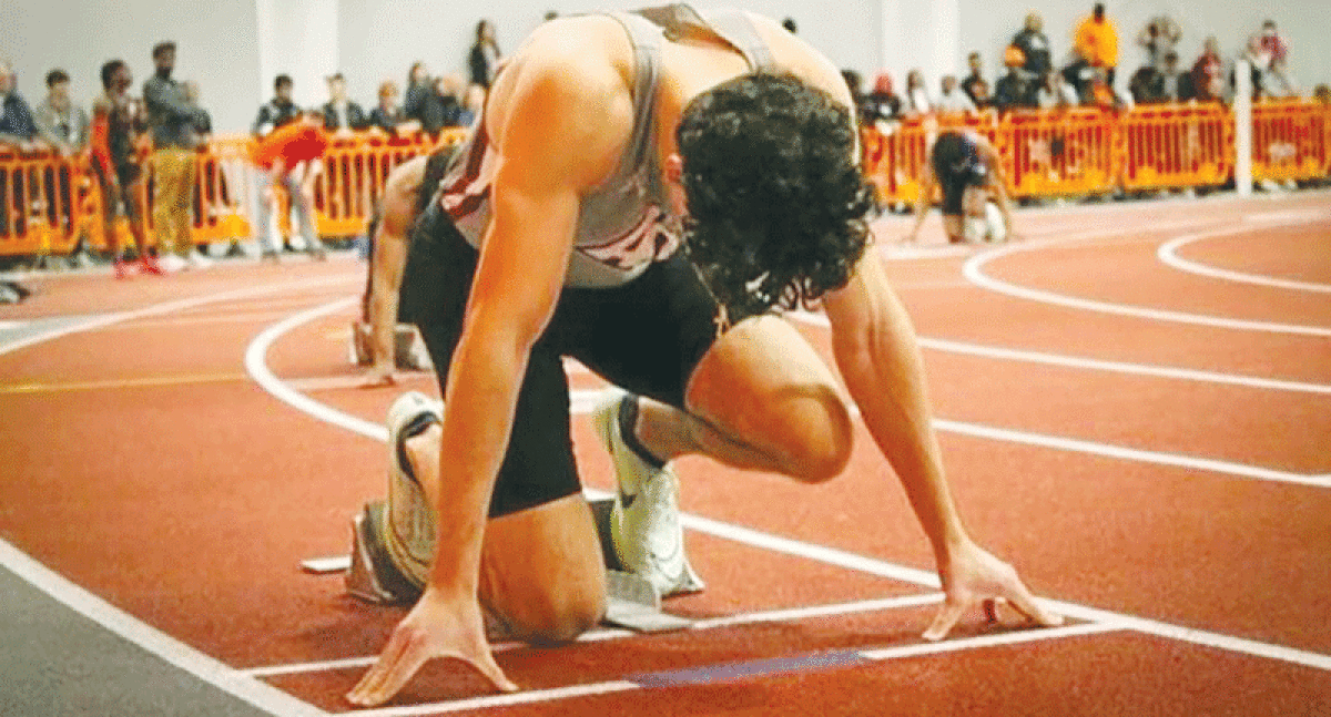   Nathan Iacona earned All-American honors in the 400-meter at the National  Association of Intercollegiate Athletics Indoor Track and Field Championships at South Dakota State  University on March 4, finishing fifth with a time of 47.82 seconds. While missing his outdoor  track season due to injury, Iacona’s sophomore season will be one to watch as he will  continue working to etch his name in the Aquinas College record books. 