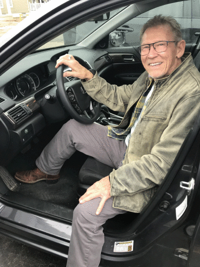  James Schmittdiel, of Sterling Heights, spends part of his retirement volunteering in the area by delivering meals and offering rides to people in need. 