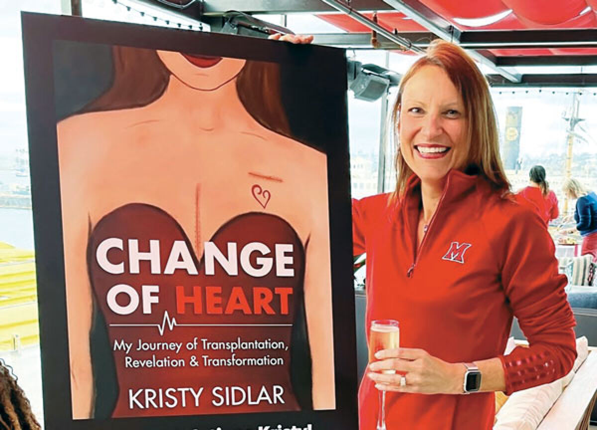  Troy woman Kristy Sidlar has taken her experiences dealing with cardiac problems and living through a heart transplant and used them to write a bestselling book: “Change of Heart: My Journey of Transplantation, Revelation & Transformation.” 