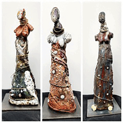  Grosse Pointe Woods ceramic artist Valarie Davis will be bringing  works from several of her recent series to the Grosse Pointe Art Fair. 