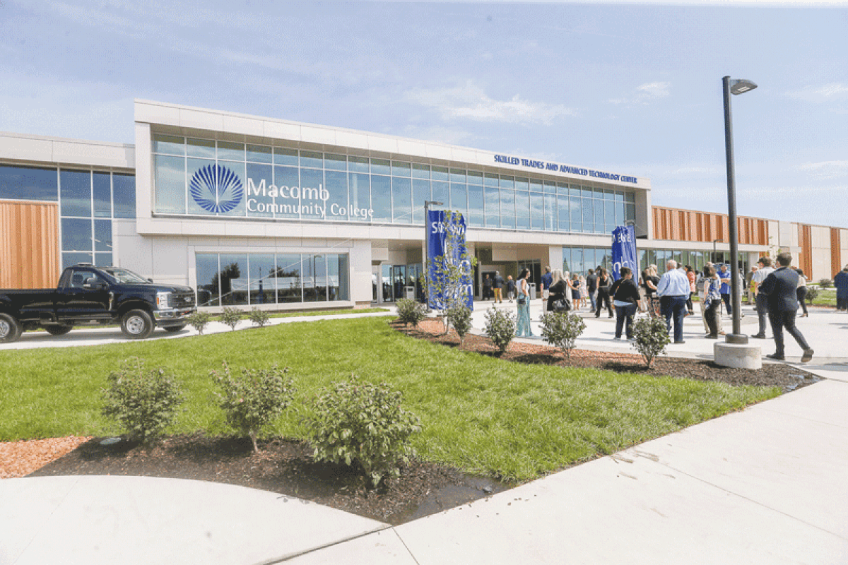  The new Macomb Community College Skilled Trades and Advanced Technology Center on the college’s South Campus in Warren is now open. 