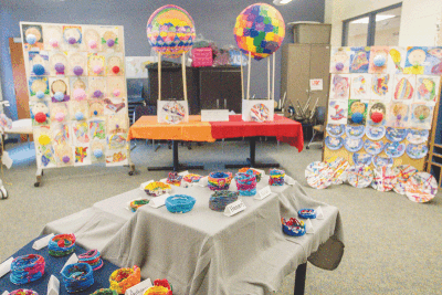  The students in  summer school made various artwork  during the six-week program. 