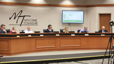  The Macomb Township Board of Trustees met on Aug. 9, amending the township’s trash ordinance and approving contracts. 