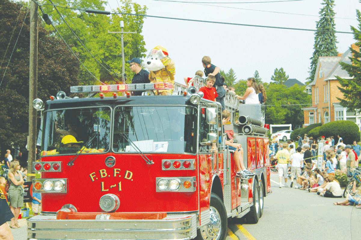  A parade will go through Franklin Road at noon on Labor Day.  