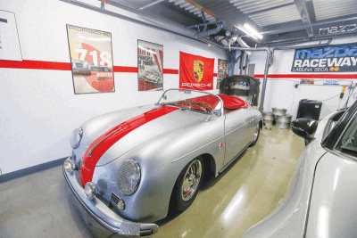  Tom McDonald’s 1957 Porsche Speedster is a very rare car. 
