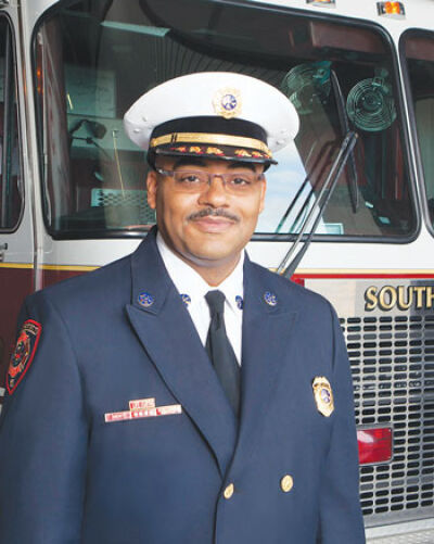  Southfield Fire Chief Johnny Menifee was honored with the International Association of Fire Chiefs Great Lakes Division 2023 Chief of the Year award. 