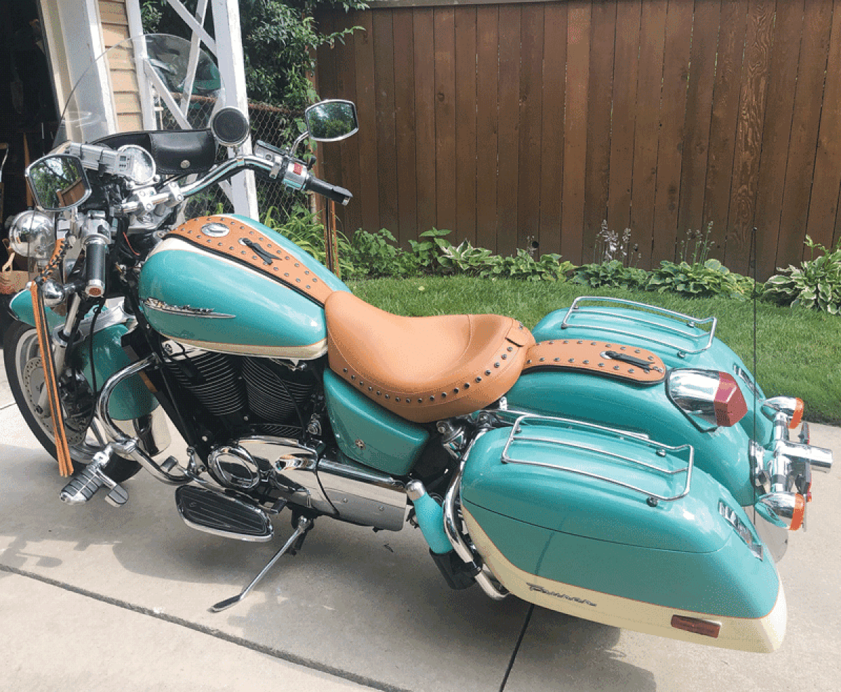  Glenn Harris logged 6,740 miles  on the 1998 Honda Shadow American Classic Edition he owned for three years. 