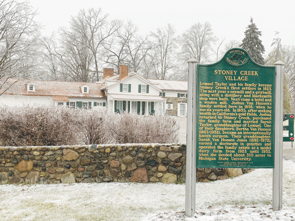  Stoney Creek Village is celebrating its 200th anniversary. 