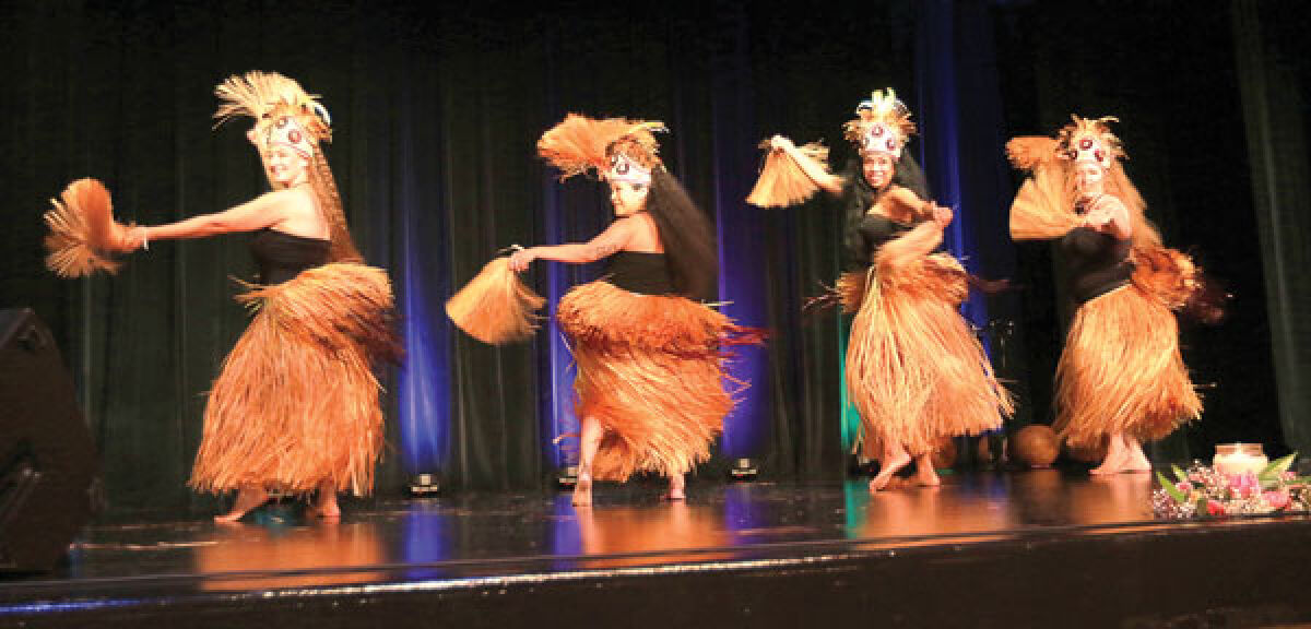  The Polynesian Dancers of Michigan perform at the Novi Civic Center Aug. 26 as part of the Luau for Lahaina, which raised money to support victims of the wildfires in Maui. 