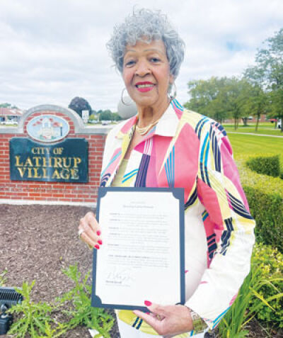  At the Aug. 21 Lathrup Village City Council meeting, DeLoach received a proclamation from the city honoring her “endless service to others.” 