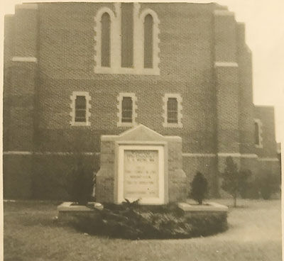  Roseville Trinity United Methodist Church relocated several times during its 100-year history. This photo was taken in 1966 when the church was on 11 Mile Road. 
