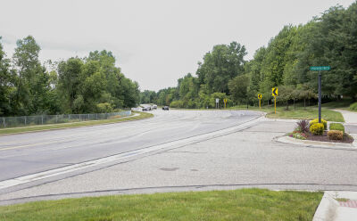  A fatal crash occurred at the site of this curve on Novi Road, near Fitzgerald Boulevard, shortly before 10 a.m. July 13. 