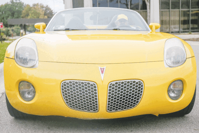  Markowitz gets a lot of compliments on his 2009 Pontiac Solstice convertible, which he drives to work every day. 