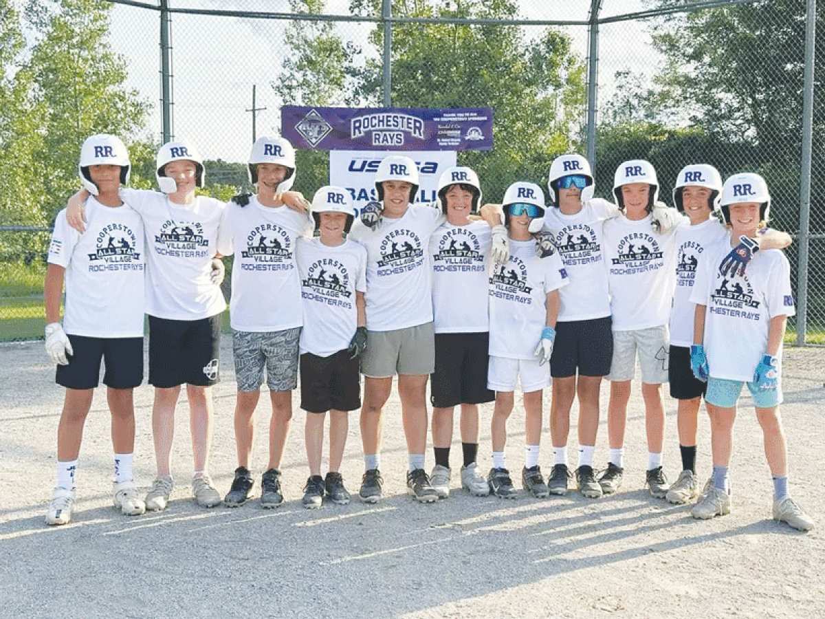  The 2022 12U Rochester Rays team won the Cooperstown tournament last year, and the 2023 12U Rochester Rays came back to finish the job once more. 