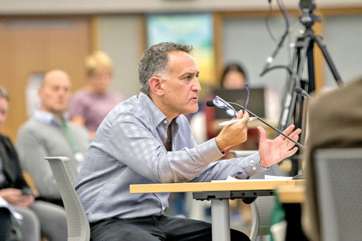  Keego Harbor Mayor Rob Kalman let it be known that he is not OK with a recommendation to demolish the Roosevelt Elementary School building in Keego Harbor at a West Bloomfield School District Board of Education meeting Sept. 18. 