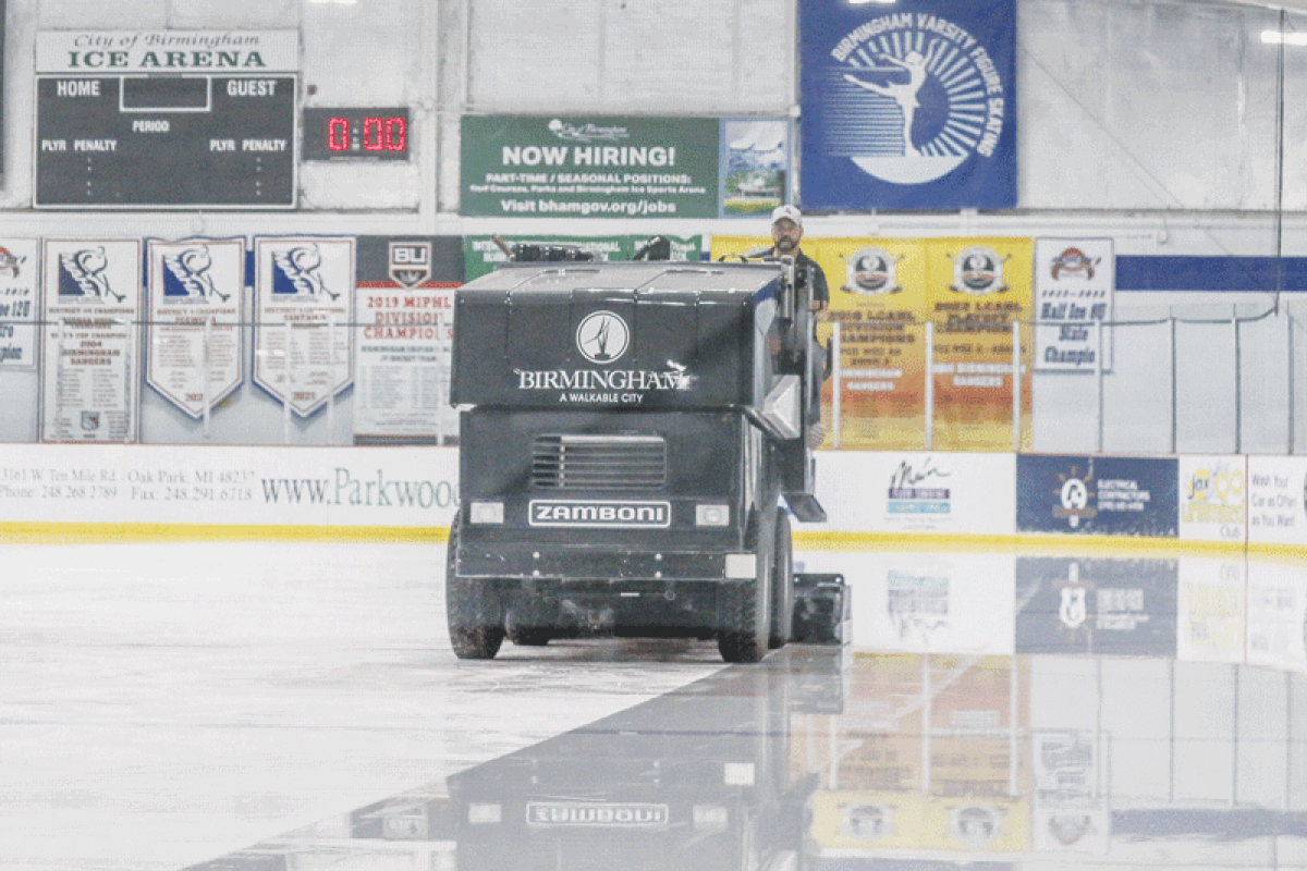 The Ice Sports Area plans on getting an electric Zamboni in June 2024. 