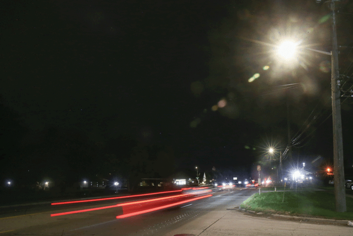  The Madison Heights side of Dequindre Road between 11 Mile and 13 Mile roads is currently dark compared to the Macomb County side, but that’s set to change with the addition of 53 streetlights.  