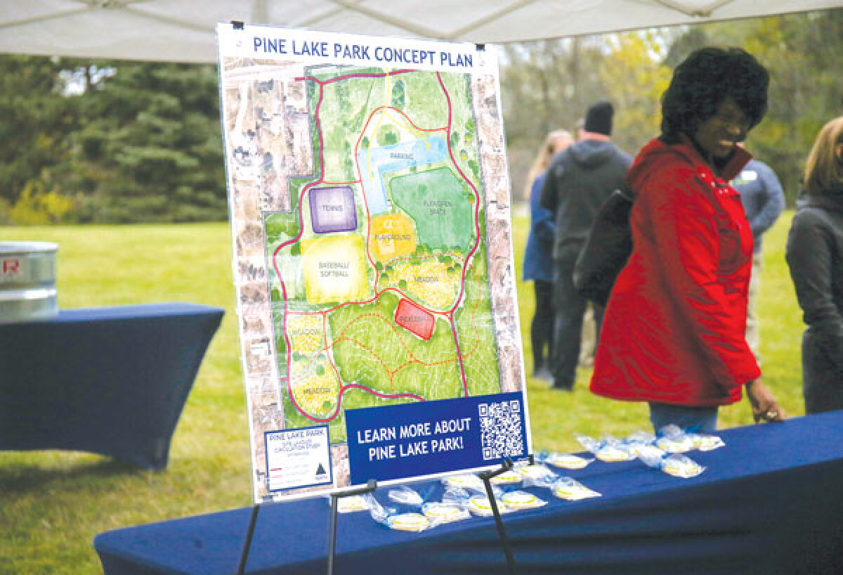  The West Bloomfield Parks and Recreation Commission has taken over operations of the former Pine Lake Elementary School property, which is owned by Bloomfield Hills Schools. Residents had an opportunity to learn about plans for the park at a dedication Oct. 11. 