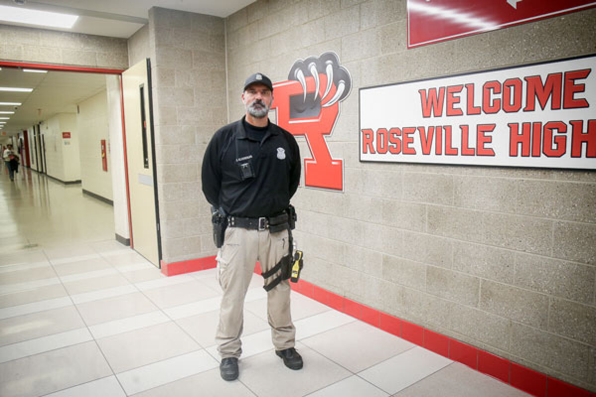  Ed Kleinedler has been the school resource officer at Roseville High School for several years. 