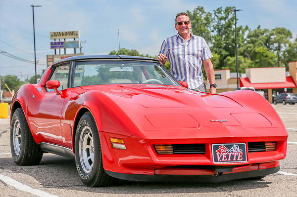  Michael Kehoe, who grew up in Sterling Heights, bought this 1980 Chevy Corvette 42 years ago after he graduated from Stevenson High School in Utica Community Schools. He sold the car three years later. In 2021, it became his again. 