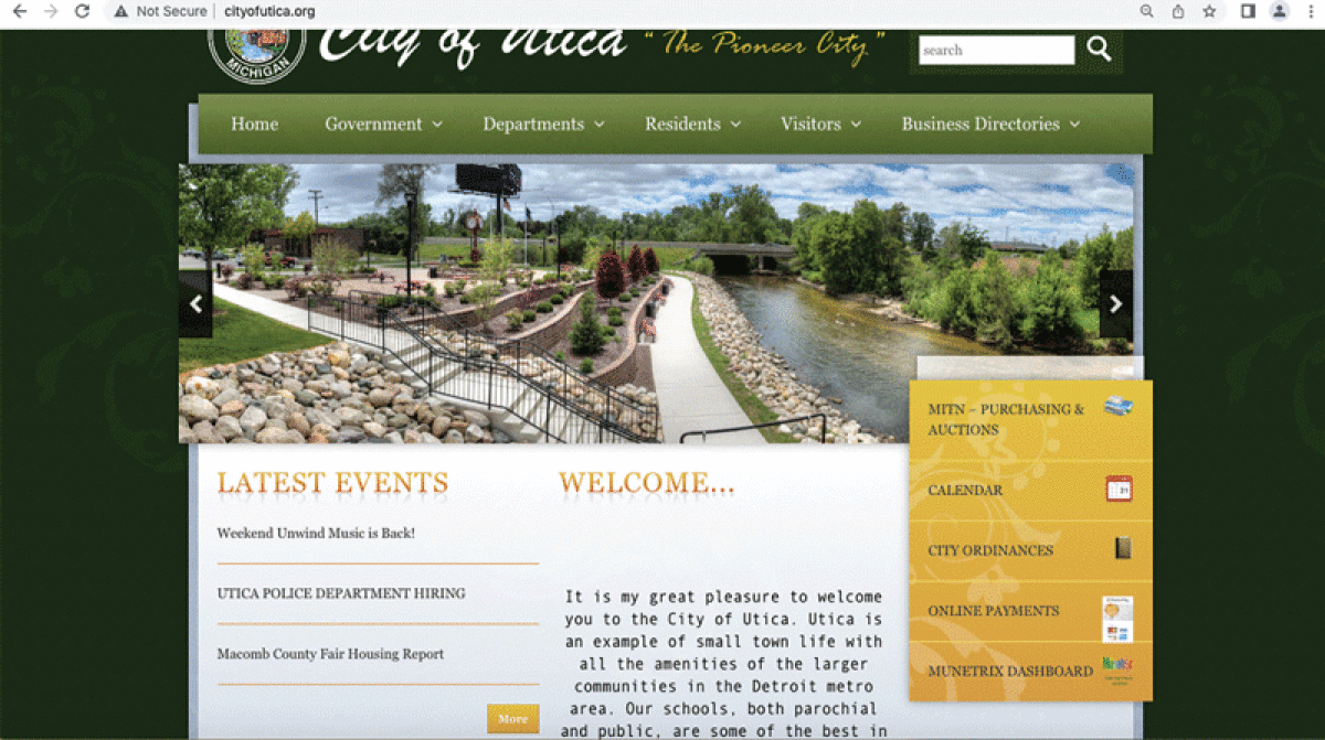  The Utica City Council allocated money in the 2022-23 fiscal year budget to redesign the city’s website to provide more user-friendly features. 