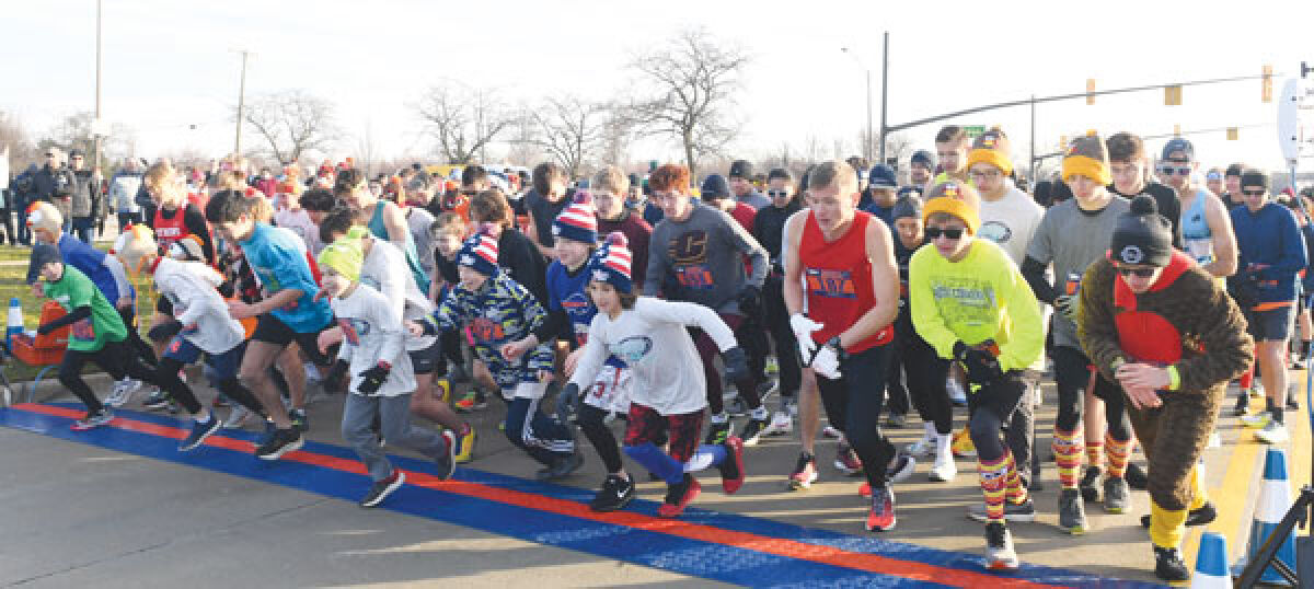  The Mighty Gobbler Run/Walk will kick off at Lutheran Church of the Master in Troy, with registration beginning at 8 a.m. More than 1,300 participants are expected to take part in the ninth annual event. 