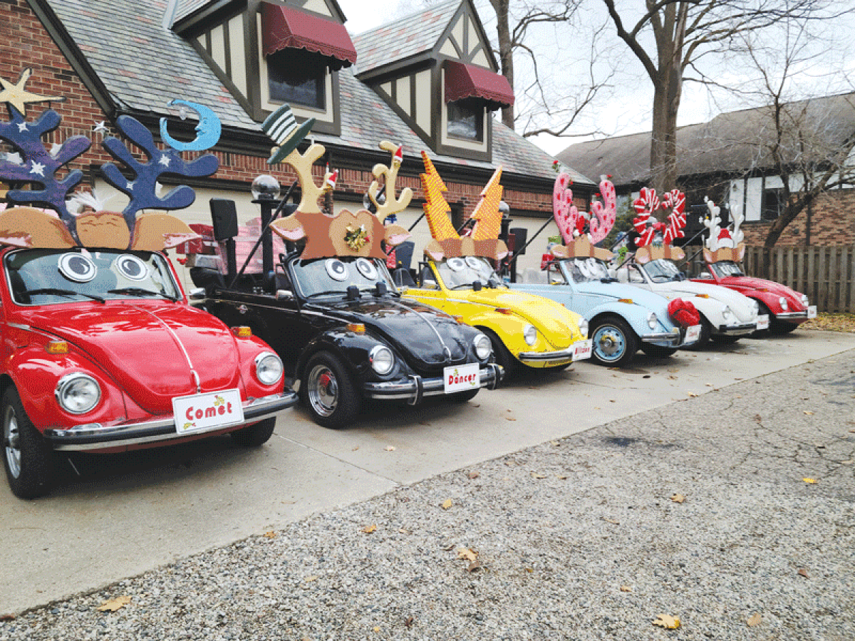  A collection of vintage Volkswagen Beetles will be decorated for Christmas at the 19th annual Winter CARnival in Northville 