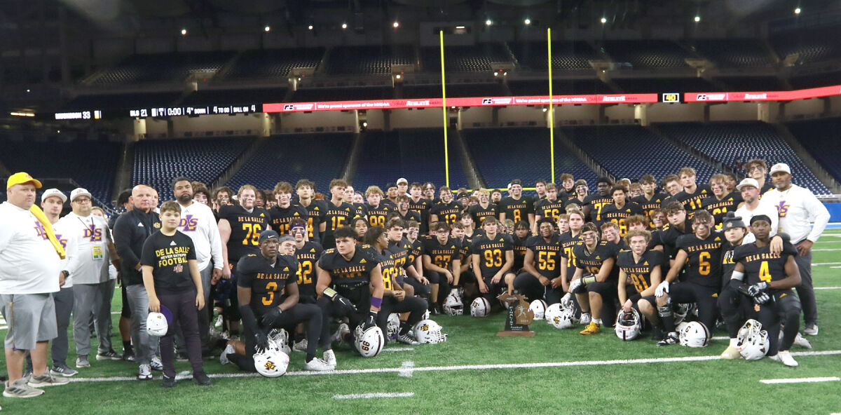  De La Salle finished second in the MHSAA's Division 2 following a 33-21 loss to Muskegon in the championship game.  