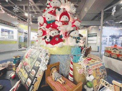  Santa Bears and other popular toys sold at Hudson’s over the decades can be seen as part of an exhibition on display until the end  of the month at the Detroit Historical Museum. 