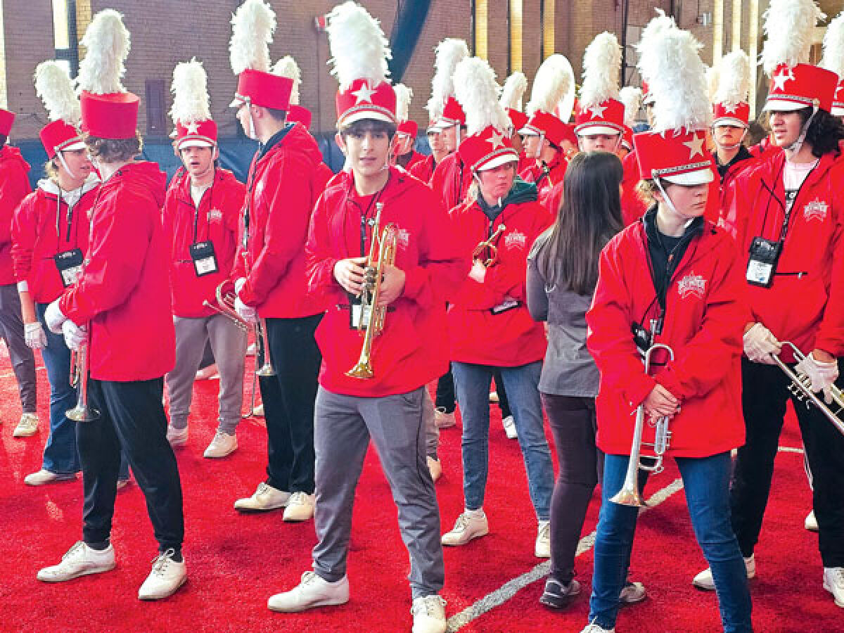  West Bloomfield resident Ross Miller, who plays the trumpet, was among the musicians who had an opportunity to be part of the Macy’s Thanksgiving Day Parade Nov. 23. 