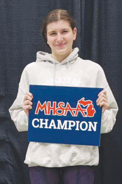  West Bloomfield sophomore Elizabeth Eichbrecht successfully defended her state championships in the 200-yard and 500-yard freestyle. 