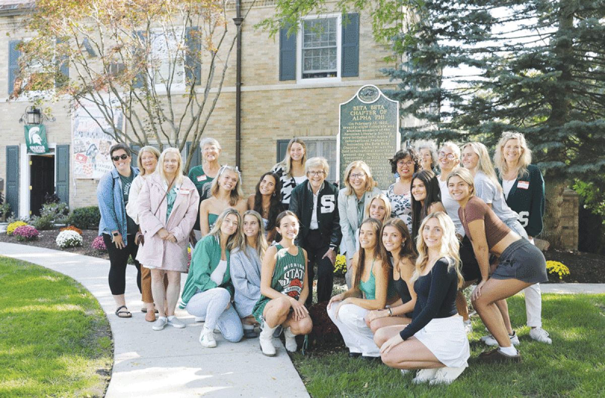  Two local women are involved in launching Alpha Phi’s Beta Beta Centennial Leadership Program at Michigan State University.  