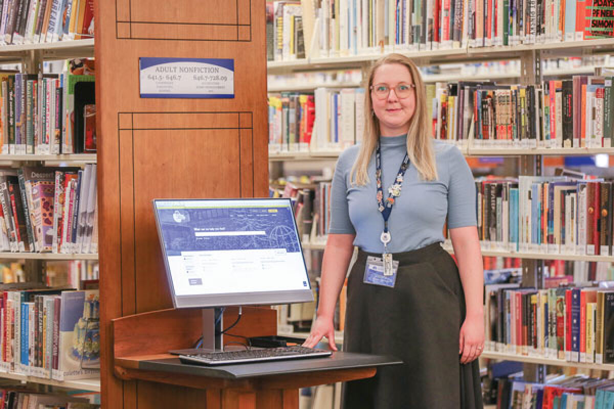  The West Bloomfield Township Public Library recently launched a new website. Victoria Edwards, pictured, was the project manager for the new website. 