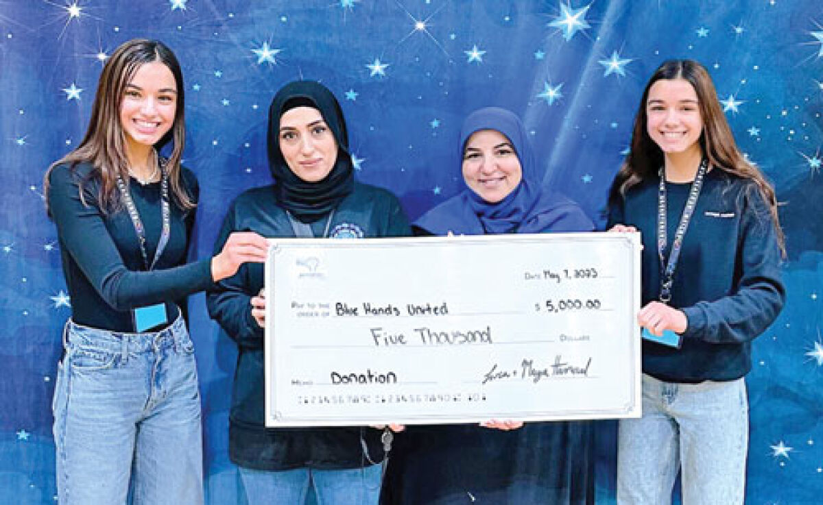  Twins Lara and Maya Hammoud have been dedicated to helping their peers feel more comfortable in their surroundings since they were in first grade.  