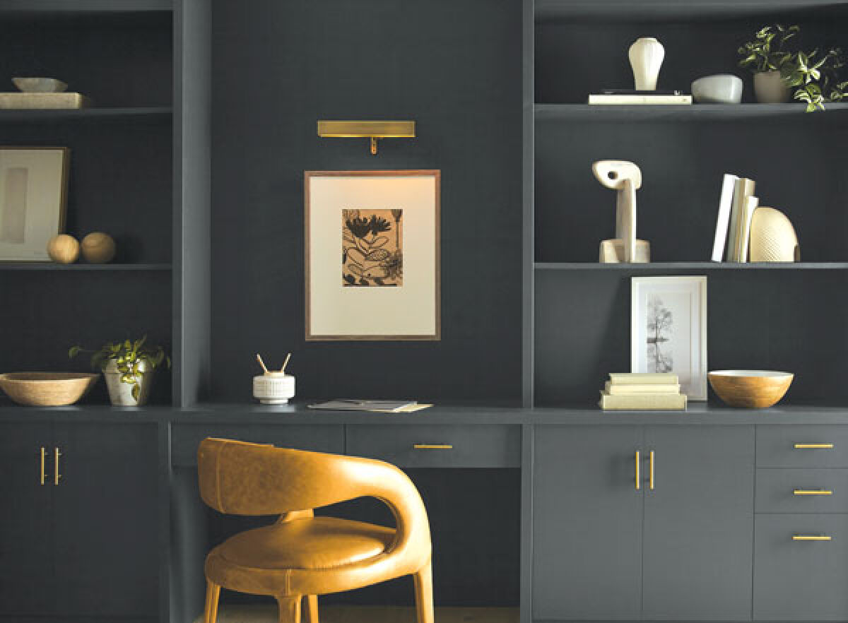  BEHR’s color of the year is Cracked Pepper. 