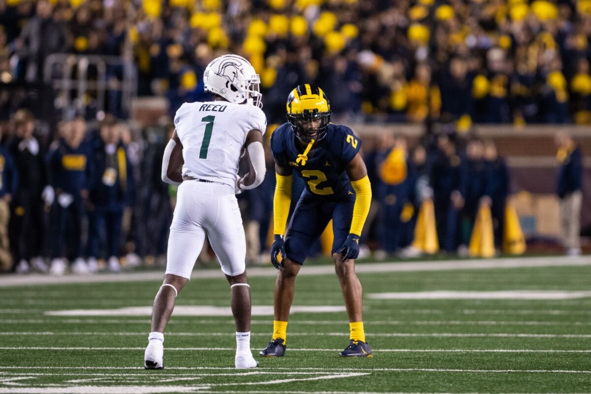  University of Michigan cornerback Will Johnson, a Grosse Pointe South High School graduate, was named defensive player of the game during Michigan’s 34-13 win over the University of Washington in the College Football Playoff national championship on Jan. 8. 