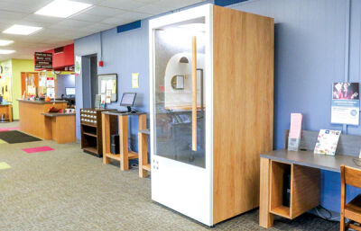  The soundproof booth that the Eastpointe Memorial Library bought at the end of 2022 was a big hit with patrons in 2023, and the library hopes to purchase a soundproof meeting room that can accommodate four people in the next budget year. 