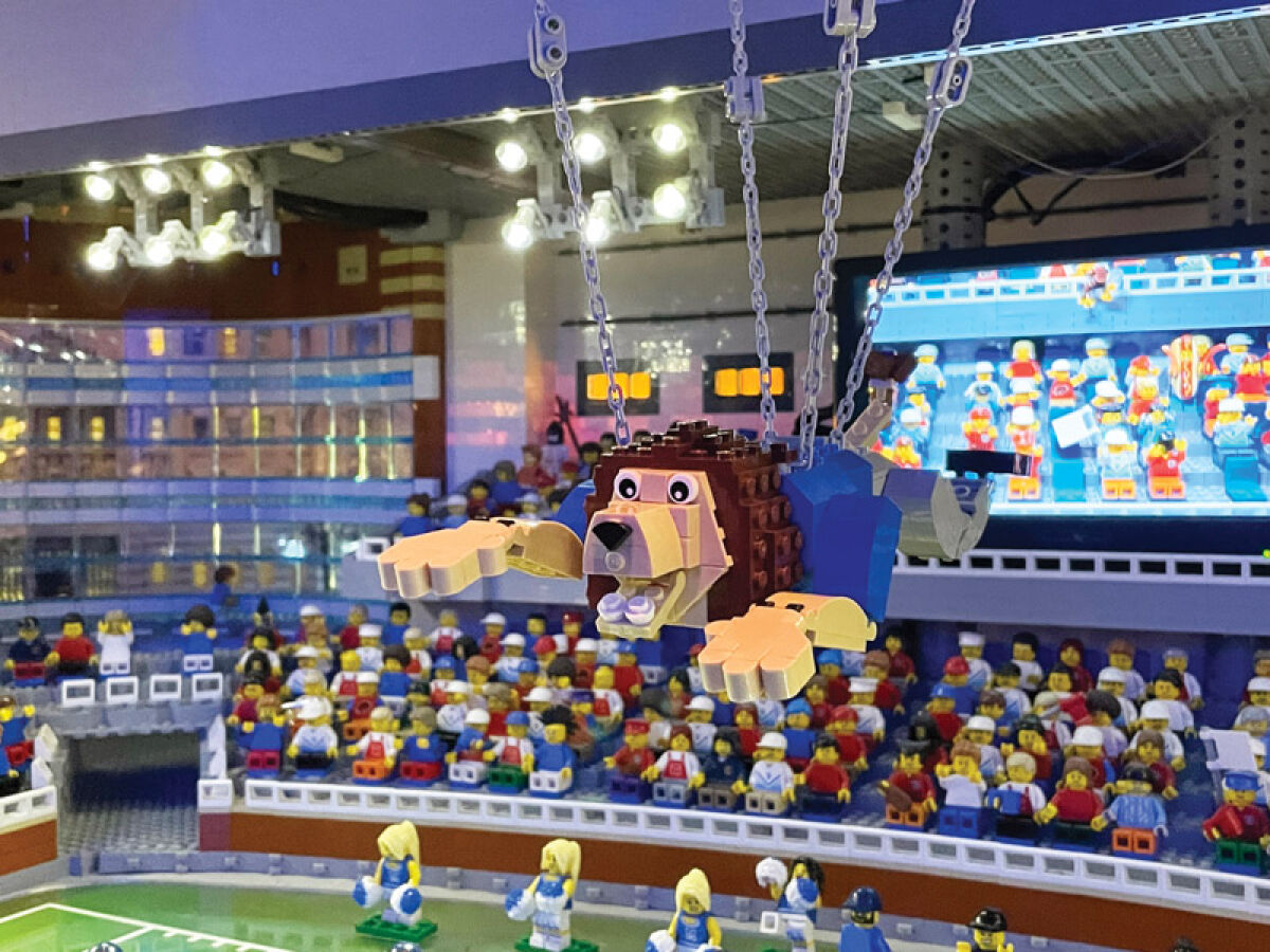  The LEGOLAND Discovery Center has created a new LEGO Lion to commemorate the Detroit Lions’ playoff run. 