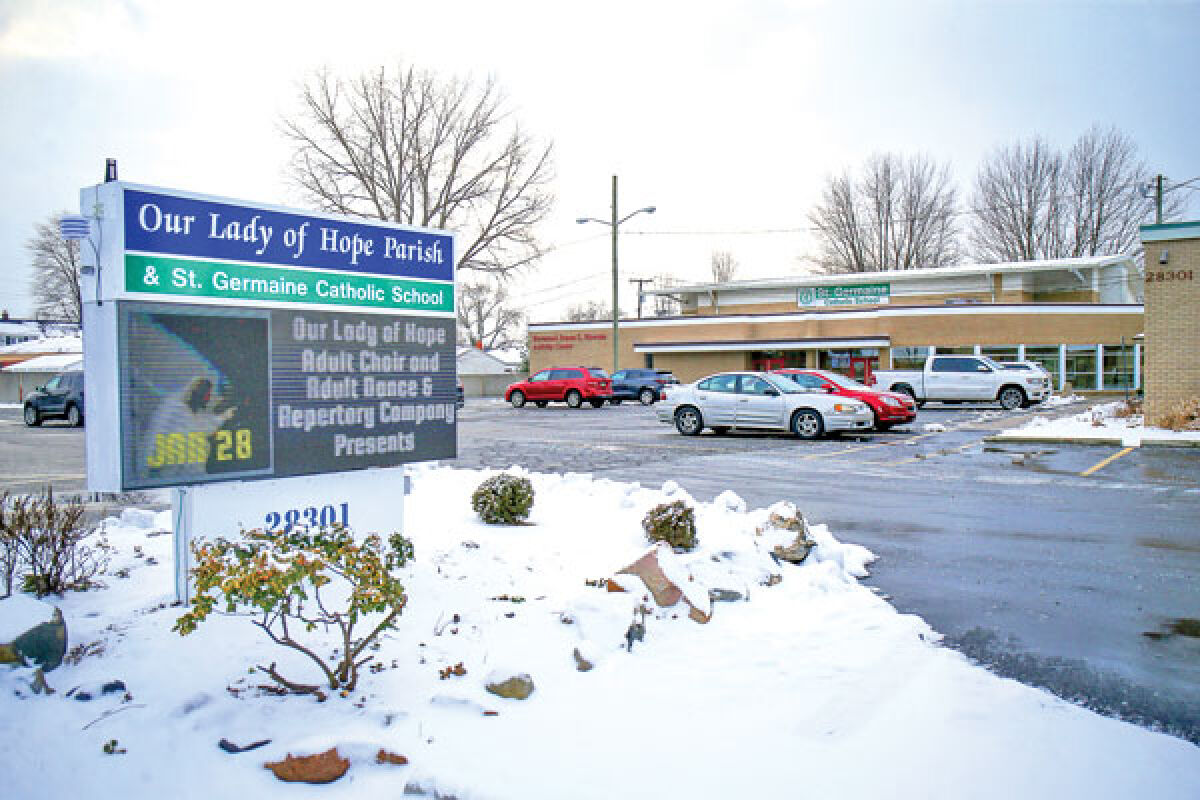  Parents were sent letters notifying them of the planned closure of the St. Germaine Catholic School in St. Clair Shores at the end of the 2023-24 school year on Jan. 16. 
