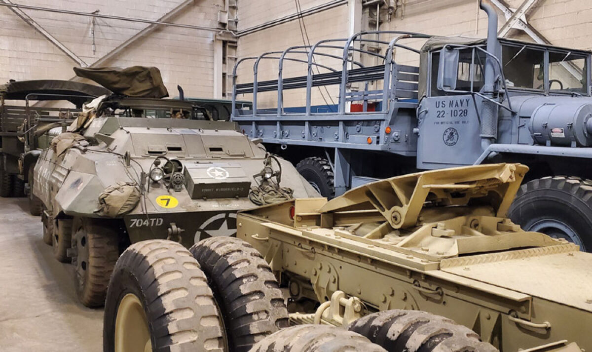  The Detroit Arsenal of Democracy Museum’s fleet of vintage military vehicles was moved to secure indoor storage space owned by Koucar Management in January.  