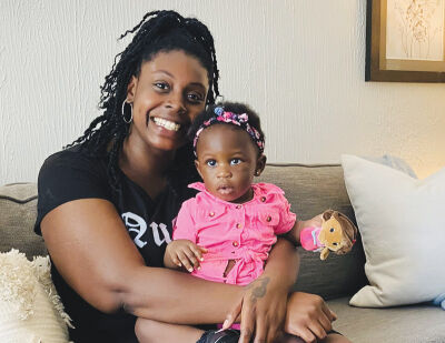  : After escaping an abusive relationship and facing homelessness, Humble Design transformed Shaniece’s place into an inspiring space where she can raise her daughter. 