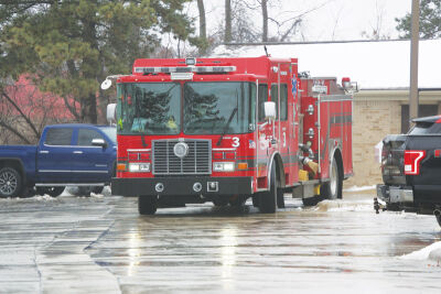  A fire truck sits outside of Clinton Township Fire Department Station 4. The Clinton Township Board of Trustees passed an ordinance to charge specified medical facilities for nonemergency calls.  