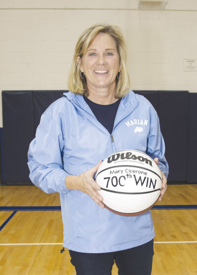  Legendary Bloomfield Hills Marian girls basketball coach Mary Cicerone, who retired after the 2021-2022 season with a 707-233 record, will be honored this year as the 37th recipient of the MHSAA’s Women In Sports Leadership Award, which will take place Feb. 4-5 at the WISL Conference at the Crowne Plaza Lansing West in Lansing. 