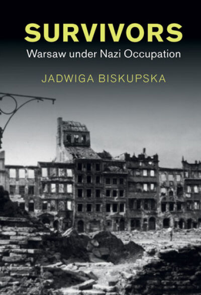  A discussion of the book “Survivors: Warsaw under Nazi Occupation” will go over the wartime experiences and culture of Warsaw during the Second World War. 