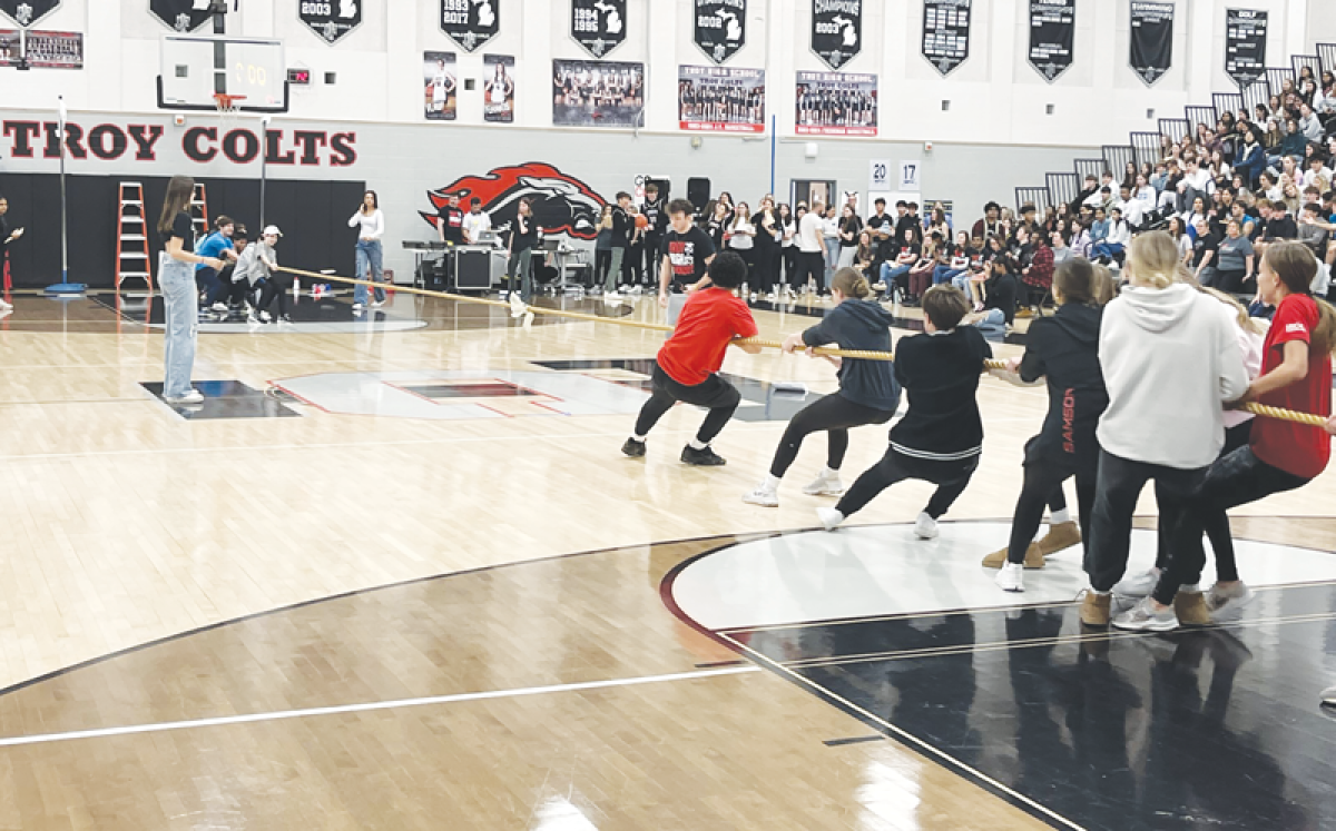  The students of Troy High School, pictured, celebrated their Activist Week festivities culminating in “The Big Reveal” Feb. 9. 